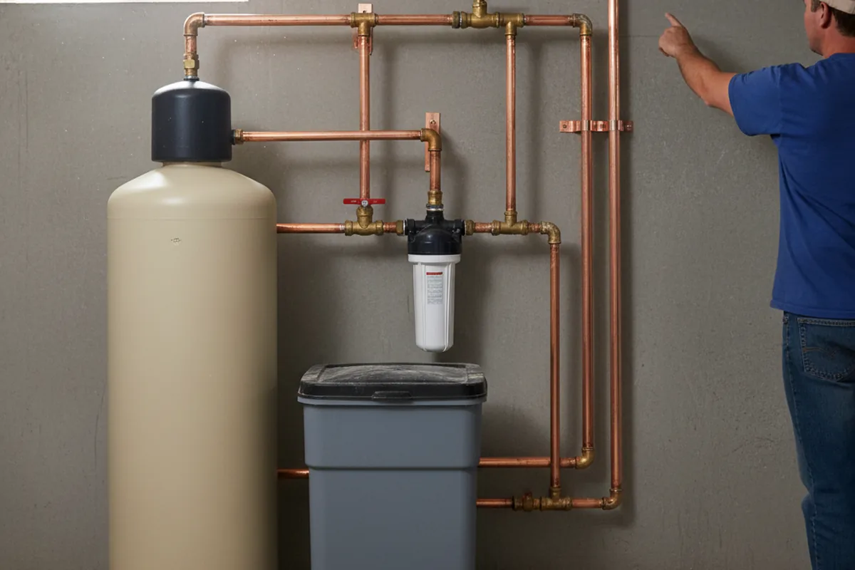 Whole-house water treatment system installed in Oconomowoc